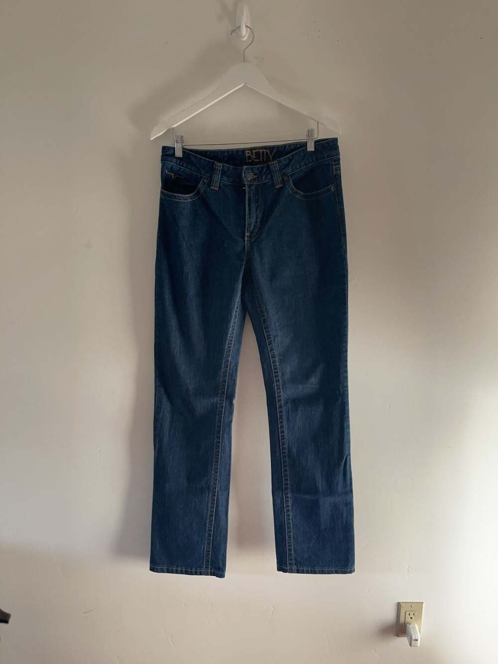 Kimes Ranch Betty Mid-Rise Straight Leg Jeans Size 12/34